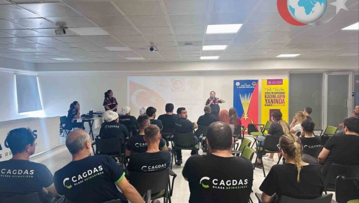 Kuyucak’ta Jandarmadan İşçilere Aile İçi Şiddet Eğitimi