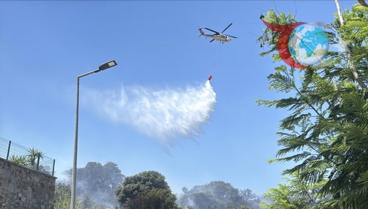 Muğla’da Alevler Ortakent’i Sardı: Yangına Havadan ve Karadan Müdahale