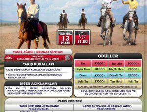 Tavas’ta Geleneksel Rahvan At Yarışları Coşkusu Başlıyor