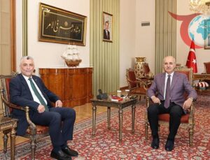 TBMM Başkanı Numan Kurtulmuş, Ticaret Bakanı Ömer Bolat ile Bir Araya Geldi