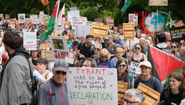 Trump’ın İskoçya Ziyareti ve Gazze Protestoları