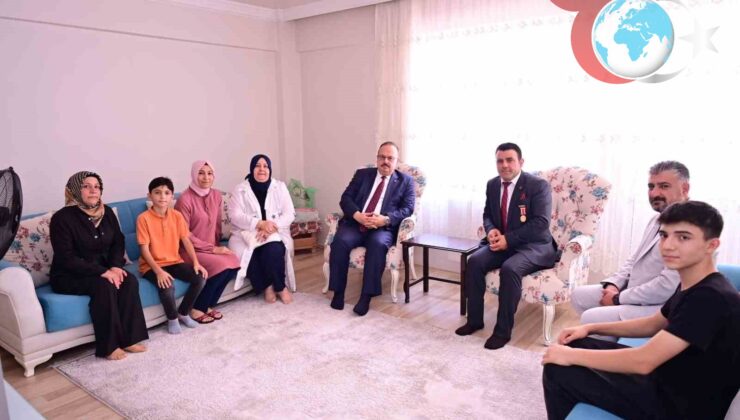 Vali Yakup Canbolat’tan 15 Temmuz Şehit Ailelerine ve Gazilere Anlamlı Ziyaret