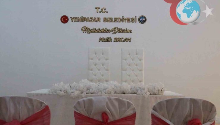 Yenipazar’da Yenilenen Nikah Salonu Çiftleri Bekliyor