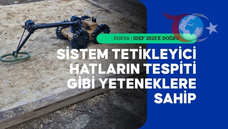 Yerli ve Milli Mayın Tespit Robotu IDEF 2025’te Tanıtılacak