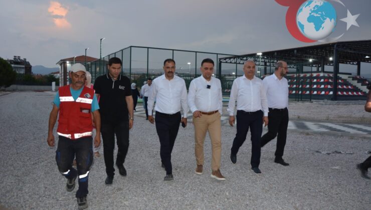 AK Parti Milletvekili Murat Baybatur, Demirci’de Yatırımları İnceledi