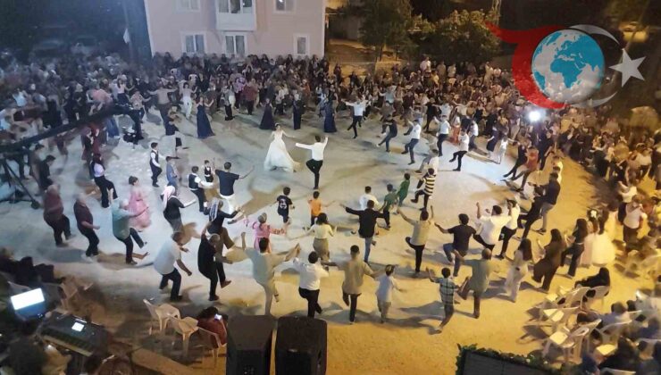 Aziziye Köyü’nde Kültürel Şölenle Düğün Coşkusu