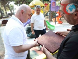 Başkan Bıyık’tan Park Yenileme Çalışmalarına İlham Veren Destek