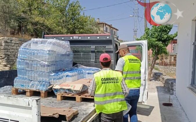 Bilecik’teki Orman Yangını Sonrası Dayanışma: Osmaneli Belediyesi’nden Yardım Eli