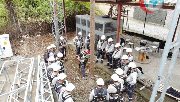 Çoruh EDAŞ’tan Yüksekte Güvenli Çalışma Eğitimi