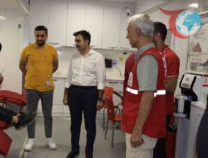 Dicle’de Türk Kızılayı’nın Kan Bağışı Kampanyasına Yoğun İlgi