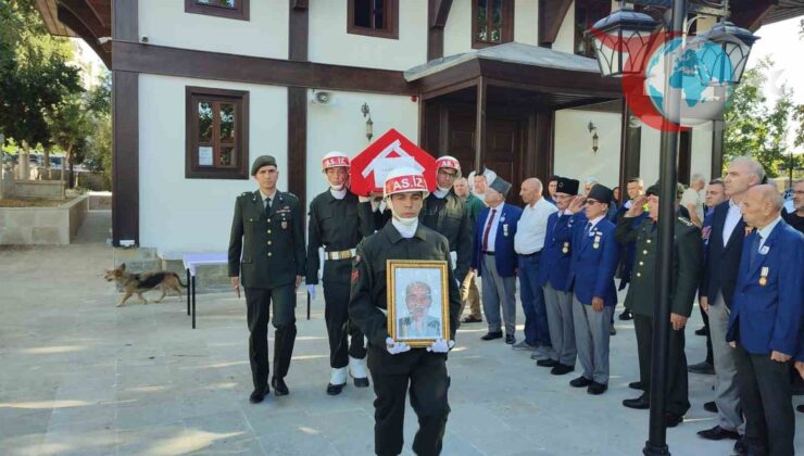 Edirne Keşan’da Kıbrıs Gazisine Askeri Uğurlama