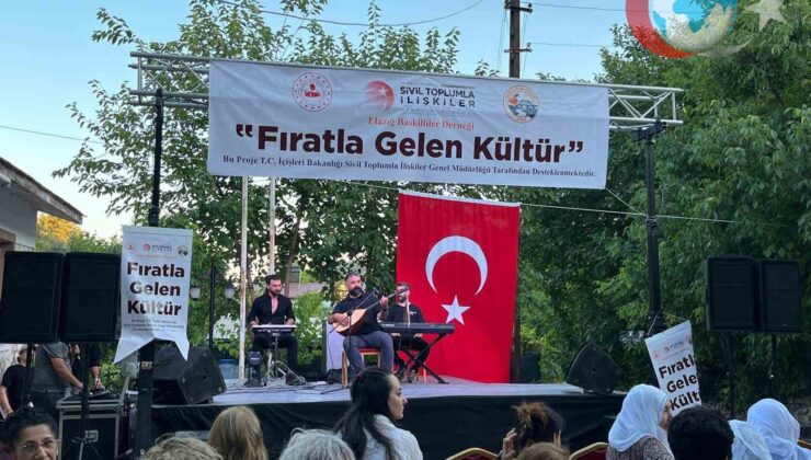 Elazığ’da Fırat Kültürü Beyelması Köyü’nde Yankılandı