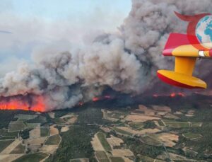 Fransa’nın Aude Bölgesinde Dev Yangın: Binlerce Hektar Kül Oldu