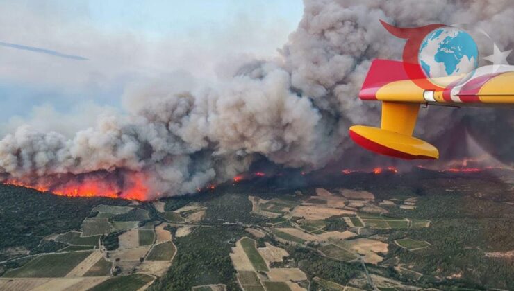 Fransa’nın Aude Bölgesinde Dev Yangın: Binlerce Hektar Kül Oldu