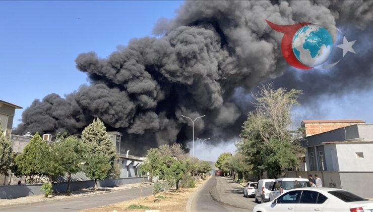 Gaziantep’te Geri Dönüşüm Fabrikasında Korkutan Yangın