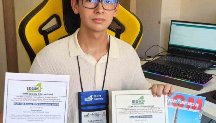 Genç Dahinin Projesi Paris’te Zirveye Ulaştı