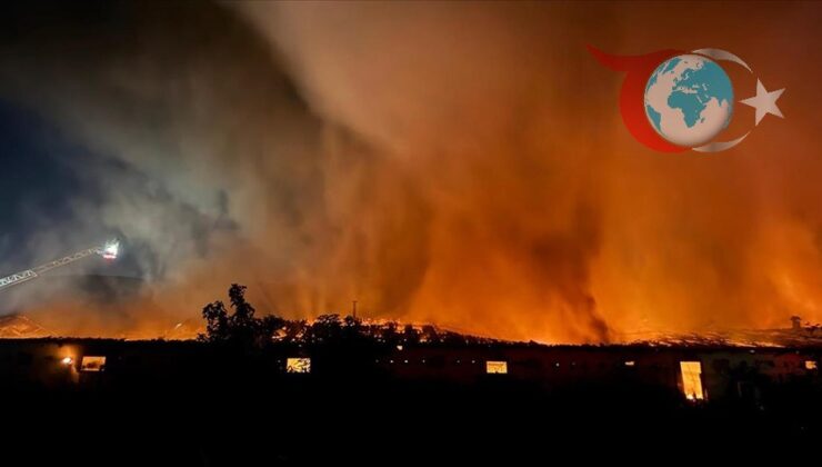 Geyve’de Boyahanede Yangın Paniği