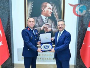 Hava Korgeneral Rafet Dalkıran, Eskişehir Valisi Hüseyin Aksoy’a Nazik Bir Ziyarette Bulundu
