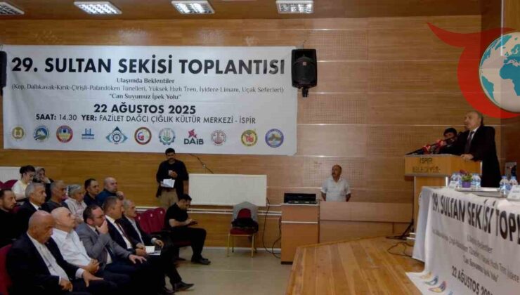 İspir’de Sultan Sekisi Toplantısı: Ulaşım Projeleri ve Bölgesel Kalkınma