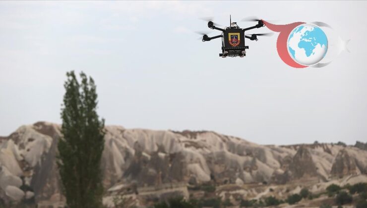 Kapadokya’da Güvenliği Sağlamak için Üretilen Asayiş Dronu