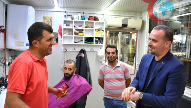 MAGİNDER Başkanı Esnafa Destek İçin Kanalboyu’nu Ziyaret Etti