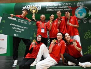 Ondokuz Mayıs Üniversitesi Dövüş Sporlarında Avrupa’nın Zirvesinde