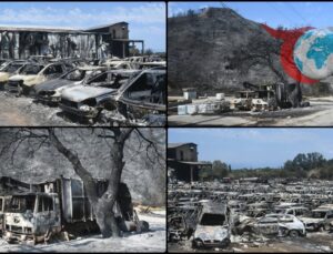Patra’da Büyük Yangın Kontrol Altına Alındı: Şüpheler Kundaklama Üzerinde Yoğunlaşıyor