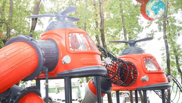 Samsun Canik Belediyesi’nden Çocuklara Havacılık Temalı Park Sürprizi