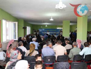 Siirt’te Ulus Mahallesi’nde Hayat Bulan Mahalle Buluşmaları