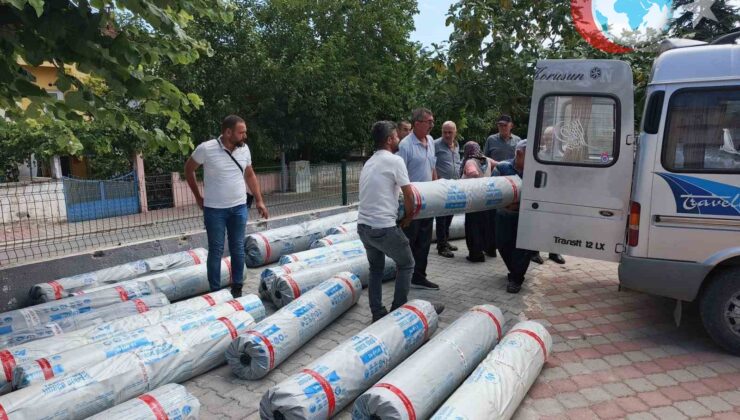 Sinop Gerze’de Çiftçilere Sera Naylonu ve Kapalı Örtü Desteği