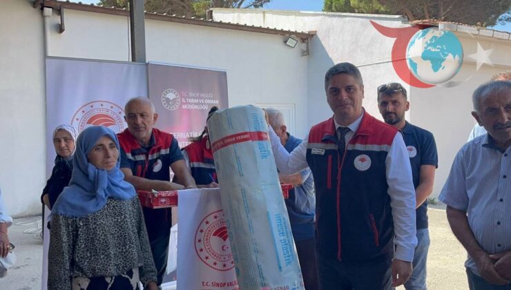 Sinop’ta Çiftçilere 16 Ton Sera Naylonu Desteği Sağlandı