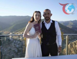 Torul Kalesi Cam Seyir Terası’nda Eşsiz Nikâh Töreni