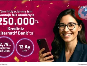 Alternatif Bank’tan Yeni Kredi Kampanyası: Avantajlı Faiz Oranları ve Kolay Başvuru Süreci