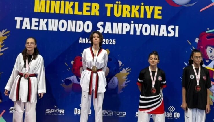 Ankara’da Taekwondo Şampiyonasında Köyceğizli Zişan Koparan’ın Büyük Başarısı