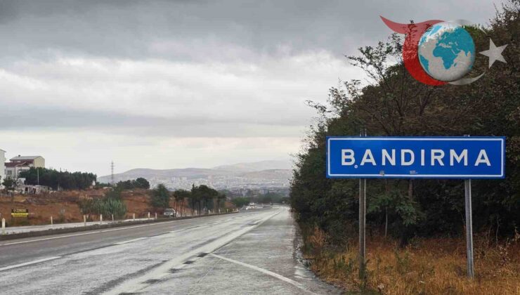 Bandırma’da Beklenen Yağış Başladı