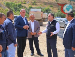 Bayburt Valisi Eldivan’ın Köylerde Yaptığı Altyapı ve Yol Çalışmaları İncelemesi