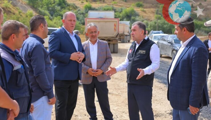 Bayburt Valisi Eldivan’ın Köylerde Yaptığı Altyapı ve Yol Çalışmaları İncelemesi