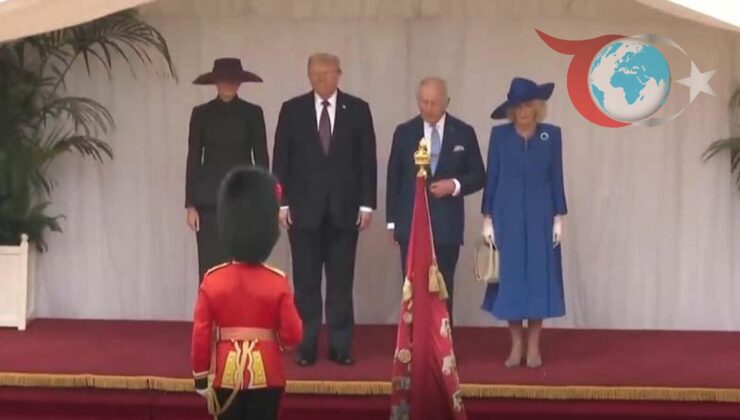 Donald Trump’ın İngiltere Ziyaretinde Kral 3’üncü Charles ile Buluşması