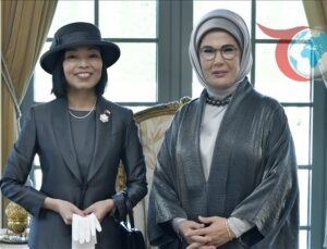 Emine Erdoğan, Japon Prensesi Mikasa’yı Ankara’da Misafir Etti
