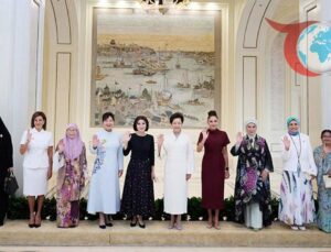 Emine Erdoğan, Şanghay İşbirliği Örgütü Zirvesi’nde Lider Eşleriyle Bir Araya Geldi