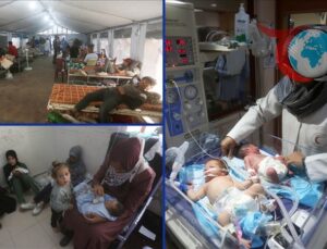 Gazze’de Sağlık Krizi: Hastaneler Tıka Basa Dolu