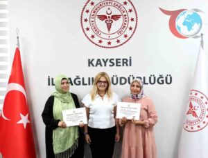 Kayseri’de Obeziteyle Mücadelede Öne Çıkan Aile Hekimlerine Anlamlı Ödül