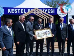 Kestel Belediyesi Uluslararası Peyzaj Fuarında İlçenin Üretim Gücünü Tanıttı