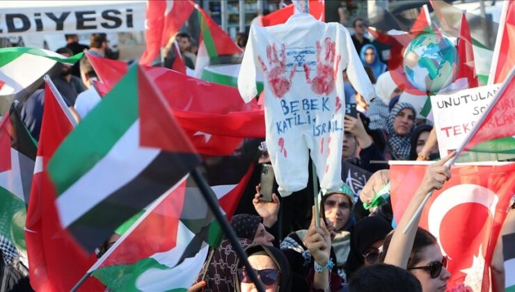 Kilis’te Filistin’e Destek Mitingi: Anadolu’nun Savunması