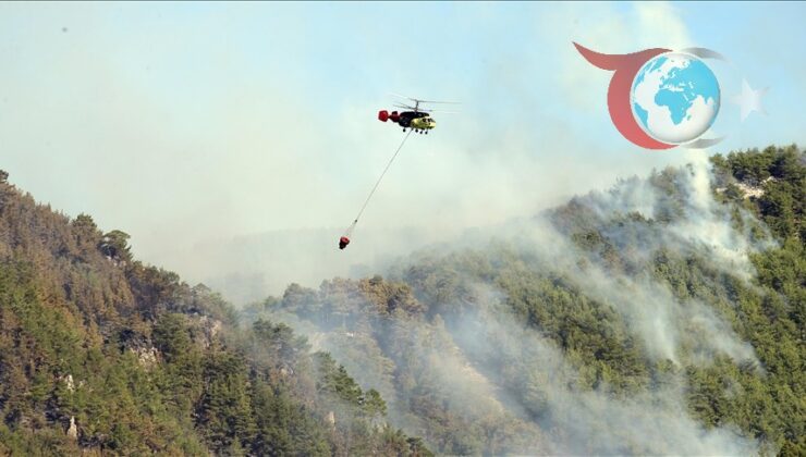 Muğla ve Antalya’da Devam Eden Orman Yangınlarıyla Mücadele Sürüyor