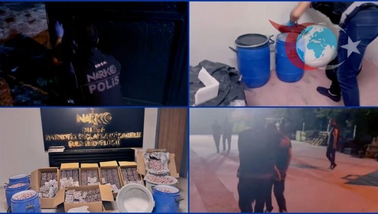 Orhangazi’de Uyuşturucu Operasyonu: 300 Bin Hap Ele Geçirildi