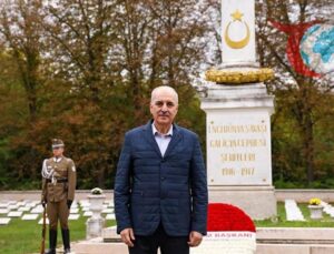 TBMM Başkanı Galiçya’da Osmanlı Şehitlerini Andı