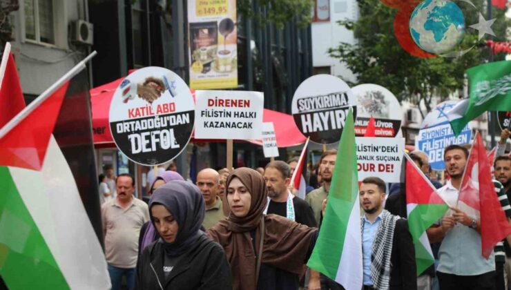 Uşak Halkı, Sumud Filosu ve Gazze İçin Tek Ses Oldu