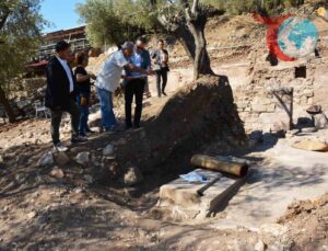 Antandros’un Tarihi Geçmişi: Kaymakam Odabaş Kazı Alanını İnceledi