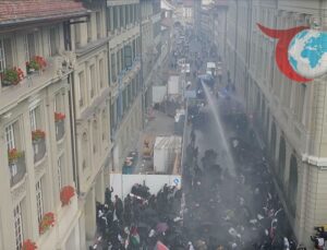 Bern’de İsrail Protestosu: Polis Müdahalesi ve Gözaltılar